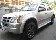 Isuzu Mu-7 ทำสีล้อเป็นเทาขอบเงา-16นิ้ว