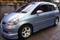 
Honda Jazz กับLenso Raiden D1 ขาวLimited-15นิ้ว