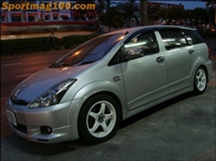 
Toyota Wish กับLenso Raiden D1-17นิ้ว