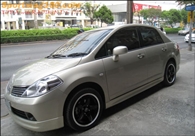 
Nissan Tida กับLenso Raiden D1-17นิ้ว