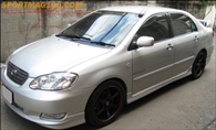 
Toyota Altis กับLenso Raiden D4-17นิ้ว