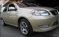 
Toyota Vios กับLenso Raiden D1-15นิ้ว 