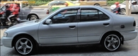 รถNissan B14 รุ่นนี้ลง17นิ้ว ได้แบบสบายๆ ไม่มีปัญหา