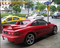 Toyota MR2 เดิมๆใช้ขนาด14นิ้ว ล้อเล็กกว่าวิออสซะอีก ซื้อมาแล้วไม่เปลี่ยนล้อ