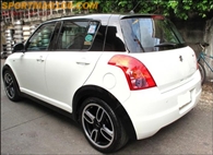 สเปคMini GP ขนาด7-17นิ้ว ET48 ใส่กับSuzuki Swift ก็ออกมาสวยเหมือนแบบนี้