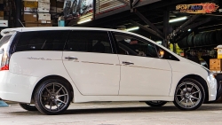 Mitsubishi SpaceWagon จัดล้อนอก AVA 509 สเปค F8.5 R9.5 Offset45 รัดยาง Minerva F205 ขนาด 245/35R19