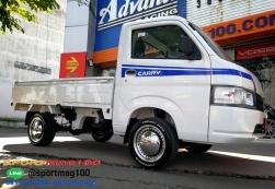 Suzuki Carry vs ล้อวินเทจ Rew 6.5-15นิ้ว 5รู114 Offset30 คันนี้เน้นเตี้ยใช้ยาง 195/55R15 