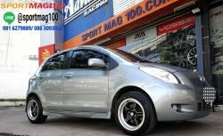 Yaris vs Inferno 7-15นิ้ว Offset30 + ยาง Falken 914 สเปค 195/55R15