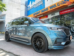 KIA CARNIVAL จัดล้อ MOMO REVENGE 20x8.5นิ้ว 5รู114 ET38 สีดำด้าน พร้อมยาง SUV นุ่มเงียบ YOKOHAMA GEOLANDAR CV G058 ขนาด 245/ 50R20 