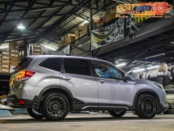 SUBARU FORESTER vs RS05RR สเปค 8.5-18นิ้ว 5รู114 Offset35 รัดยาง Goodride Su320 225/55R18