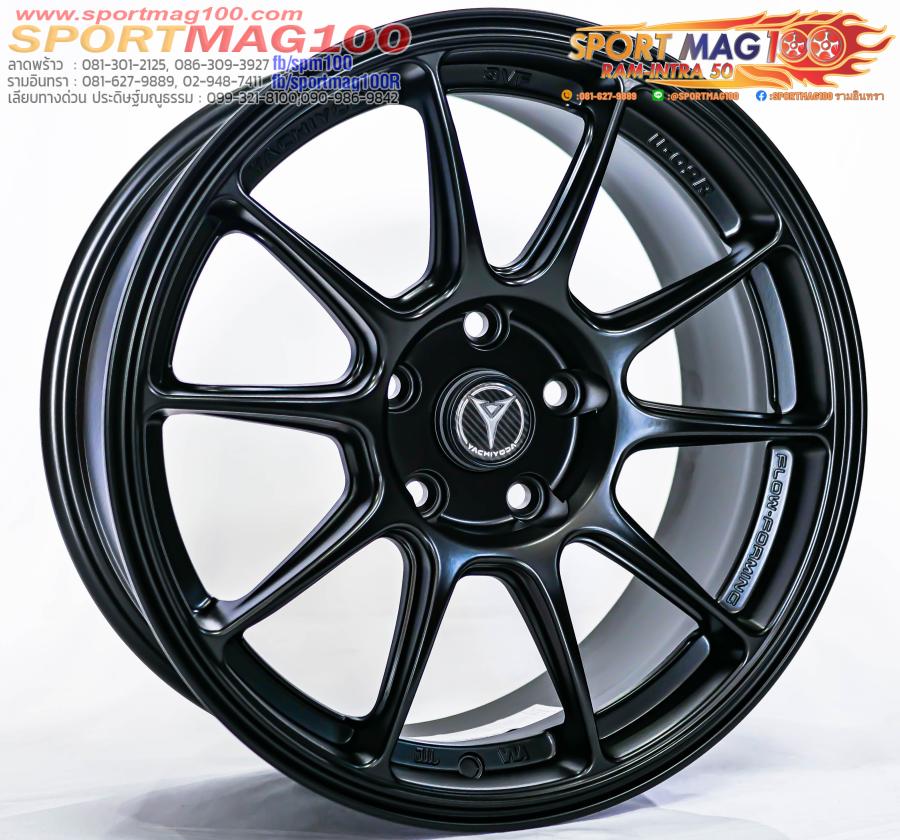 ล้อแม็กใหม่เบา FlowForming Yachiyoda U02R 5รู114 ET30 ดำด้าน 7.5-17นิ้ว(กระบะไม่บรรทุกหนัก) ล้อแม็ก ล้อแม็กใหม่เบา FlowForming Yachiyoda U02R 5รู114 ET30 ดำด้าน 7.5-17นิ้ว(กระบะไม่บรรทุกหนัก)