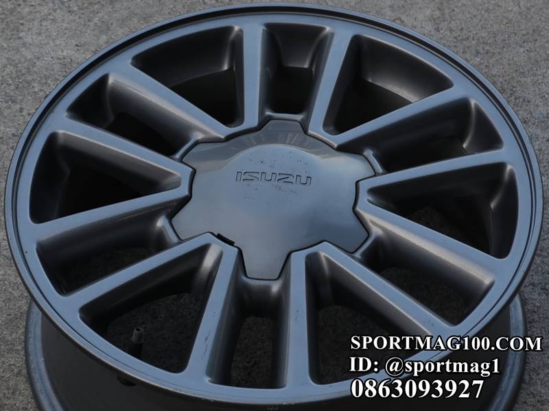 ล้อแม็กมือสอง Isuzu Dmax X-Series 6รู139 สีเทา 7-16นิ้ว(รามอินทรา-ลาดพร้าว) ล้อแม็ก ล้อแม็กมือสอง Isuzu Dmax X-Series 6รู139 สีเทา 7-16นิ้ว(รามอินทรา-ลาดพร้าว)