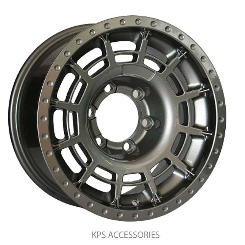 ล้อแม็กใหม่ APEX 4X4 6รู139 ET0 สีกันเมทาลิก 8-17นิ้ว ล้อแม็ก ล้อแม็กใหม่ APEX 4X4 6รู139 ET0 สีกันเมทาลิก 8-17นิ้ว