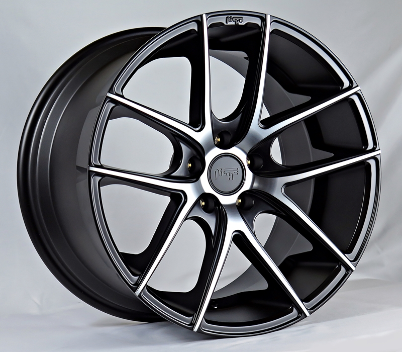 แม็กซ์ใหม่ USA NICHE Targa 5รู114 ดำแลคดำ F8.5 R9.5-19นิ้ว ล้อแม็ก แม็กซ์ใหม่ USA NICHE Targa 5รู114 ดำแลคดำ F8.5 R9.5-19นิ้ว