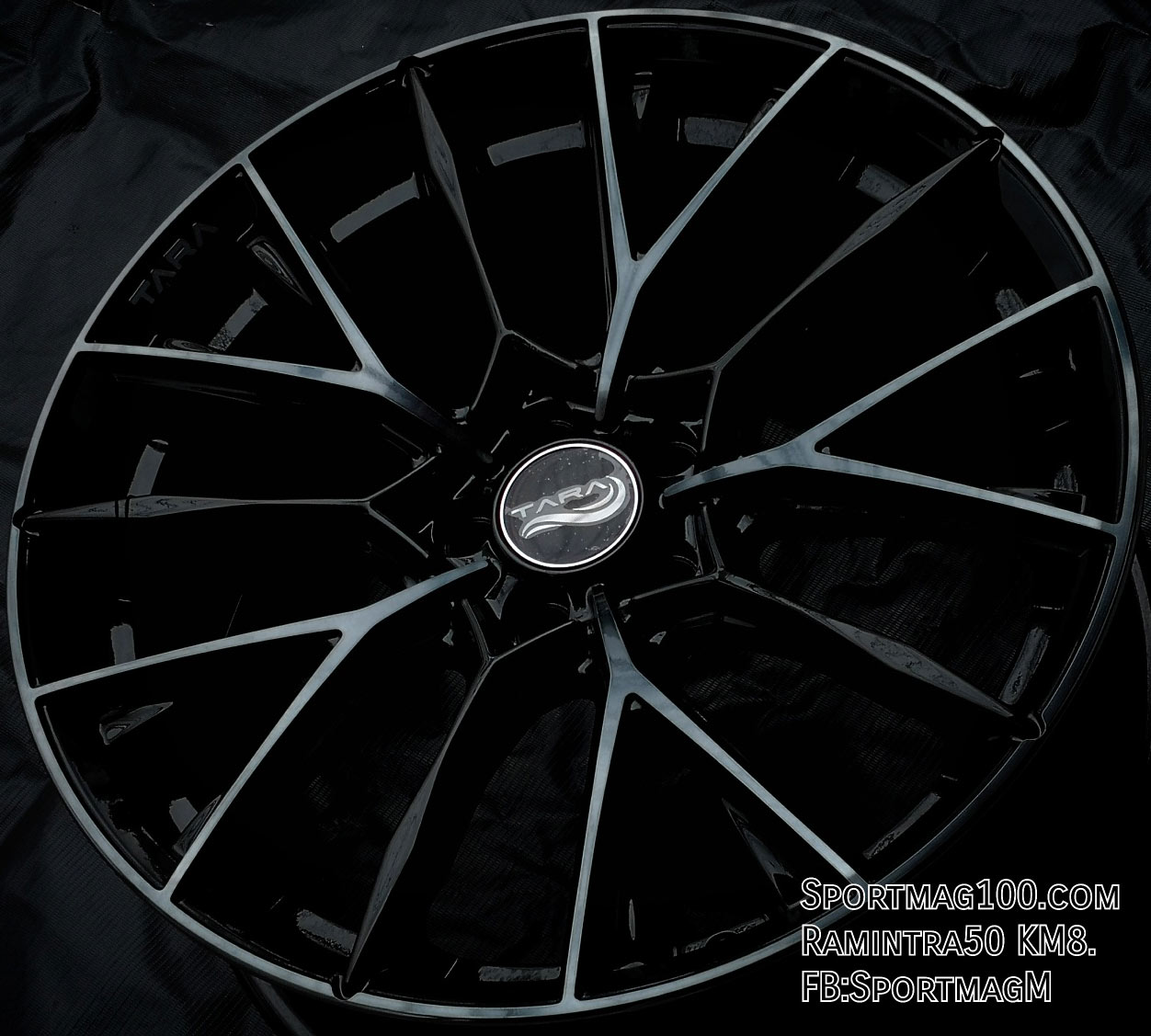 ล้อแม็ก  เฮียสั่งลด ล้อแม็กใหม่เบา FlowForming KC Tara 5รู114 ET35 ดำแลคดำ 8-18นิ้ว 