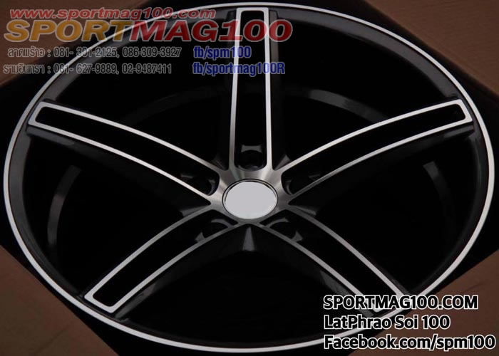 ล้อแม็ก ล้อแม็กใหม่ลายฮิต CV5 5รู120 ET35 เทาหน้าเงา F8.5 R9.5-19นิ้ว