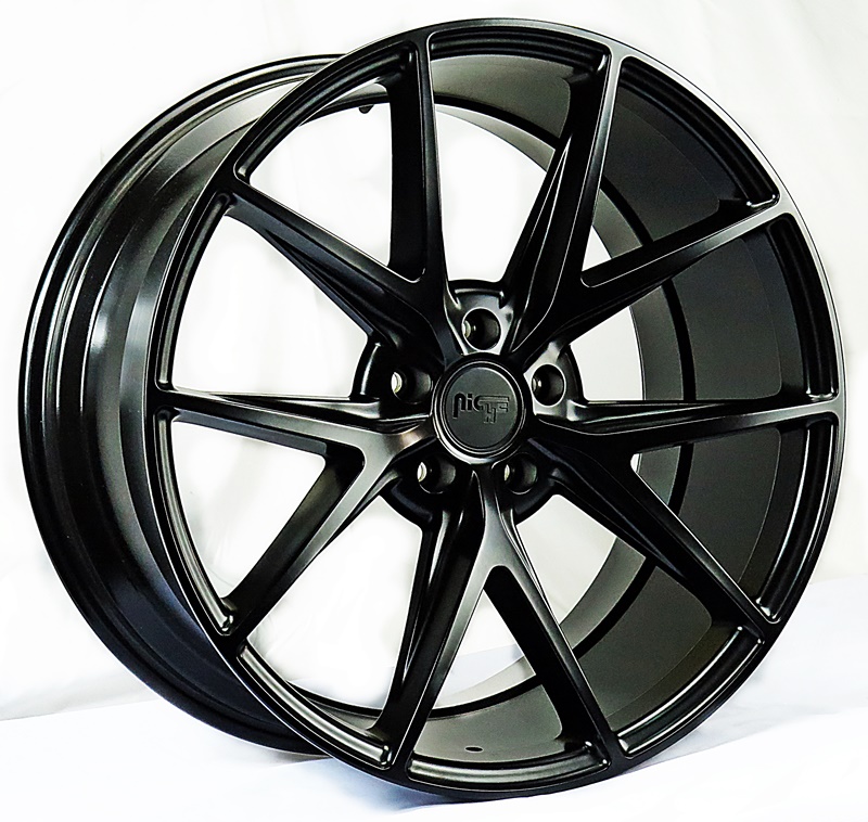 ล้อแม็ก แม็กซ์ใหม่ USA NICHE Misano 5รู120 สีดำด้าน F9 R10.5-20นิ้ว