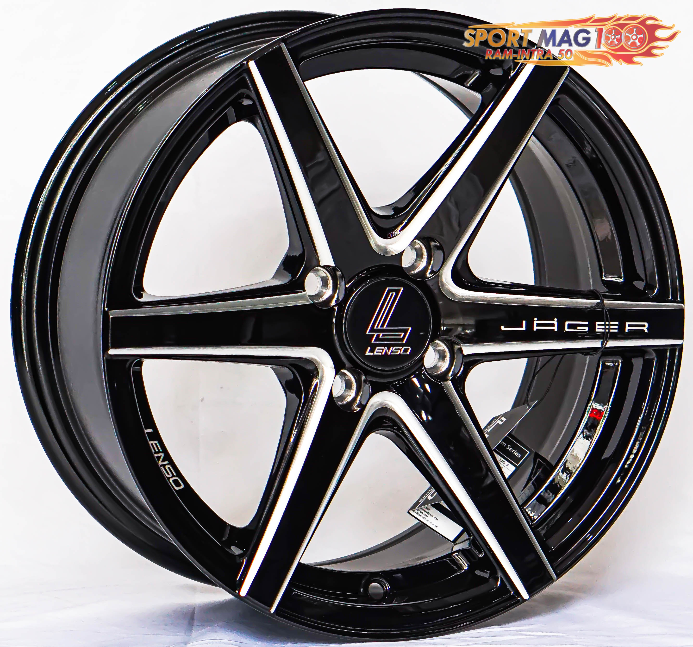 ล้อแม็กใหม่ Lenso JAC JagerCraft 4รู100 ET35 ดำมิลลิ่งก้าน 7-15นิ้ว ล้อแม็ก ล้อแม็กใหม่ Lenso JAC JagerCraft 4รู100 ET35 ดำมิลลิ่งก้าน 7-15นิ้ว