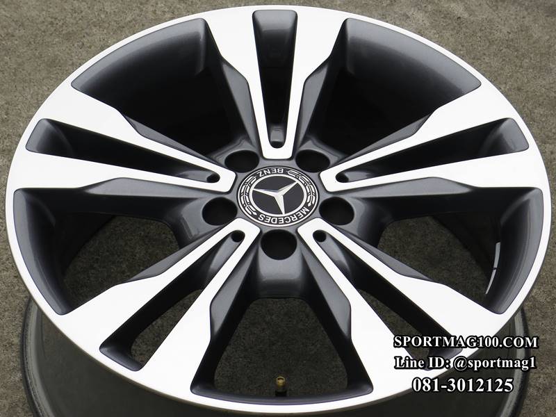 ล้อแม็กแท้ห้าง Benz C-class W205 5รู112 กันเมทาลิกหน้าเงาET44-56 F7.5 R8.5-18นิ้ว(ลาดพร้าว) ล้อแม็ก ล้อแม็กแท้ห้าง Benz C-class W205 5รู112 กันเมทาลิกหน้าเงาET44-56 F7.5 R8.5-18นิ้ว(ลาดพร้าว)