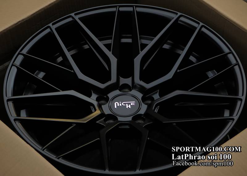 ล้อแม็กซ์ใหม่ NICHE Gamma 5รู112 สีดำด้าน สำหรับBenz ทุกClass F9 R10-20นิ้ว ล้อแม็ก ล้อแม็กซ์ใหม่ NICHE Gamma 5รู112 สีดำด้าน สำหรับBenz ทุกClass F9 R10-20นิ้ว