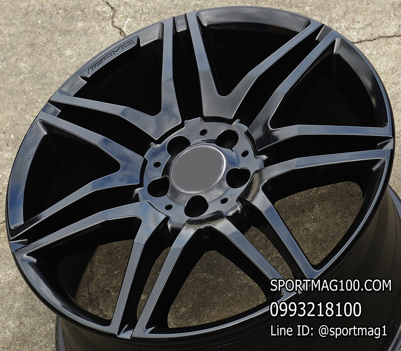ล้อแม็กมือสองแท้ AMG A212 5รู112 ET44 ดำเงา 8.5-19นิ้ว(ลาดพร้าว) ล้อแม็ก ล้อแม็กมือสองแท้ AMG A212 5รู112 ET44 ดำเงา 8.5-19นิ้ว(ลาดพร้าว)