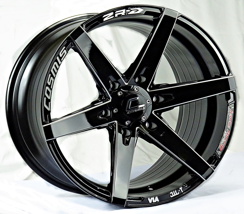 แม็กซ์ใหม่ Cosmis ZR-D 6รู139 สีดำมิลลิ่ง 9-18นิ้ว ล้อแม็ก แม็กซ์ใหม่ Cosmis ZR-D 6รู139 สีดำมิลลิ่ง 9-18นิ้ว