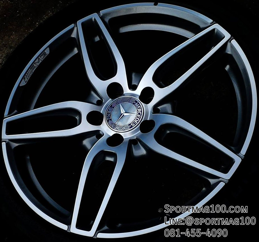 แม็กซ์มือสองแท้ Benz 5รู112 ET50 กันเมทาลิก 7.5-18นิ้ว(รามอินทรา มี2วง) ล้อแม็ก แม็กซ์มือสองแท้ Benz 5รู112 ET50 กันเมทาลิก 7.5-18นิ้ว(รามอินทรา มี2วง)