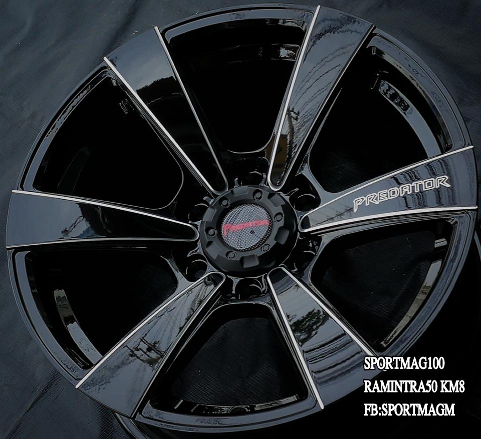เฮียสั่งลด ล้อใหม่ Predator PD16 6รู139 ET25 ดำมิลลิ่ง เพียง 4,700 สเปค 9.5-18นิ้ว ล้อแม็ก เฮียสั่งลด ล้อใหม่ Predator PD16 6รู139 ET25 ดำมิลลิ่ง เพียง 4,700 สเปค 9.5-18นิ้ว