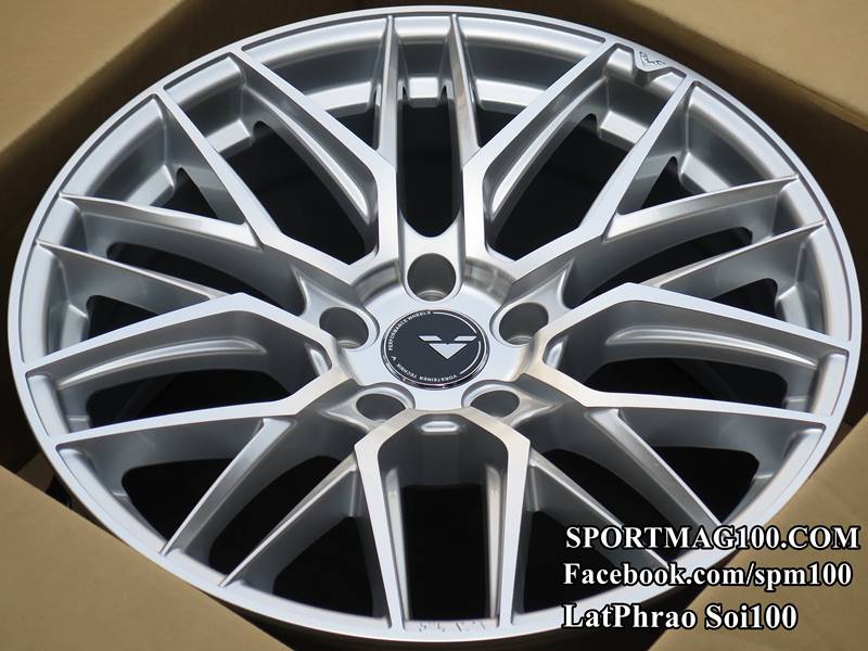 แม็กซ์ใหม่ MGW Vorsteiner 5รู112 ET38 ซิลเวอร์ 8.5-19นิ้ว ล้อแม็ก แม็กซ์ใหม่ MGW Vorsteiner 5รู112 ET38 ซิลเวอร์ 8.5-19นิ้ว