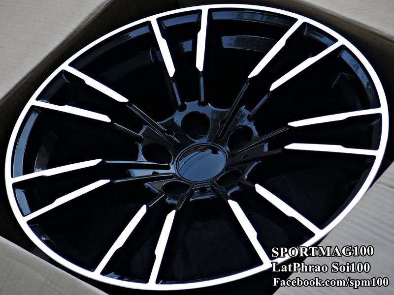 แม็กซ์ใหม่ M5 5รู112 สำหรับ BMW รุ่นใหม่ ดำหน้าเงา F8.5 R9.5-19นิ้ว ล้อแม็ก แม็กซ์ใหม่ M5 5รู112 สำหรับ BMW รุ่นใหม่ ดำหน้าเงา F8.5 R9.5-19นิ้ว