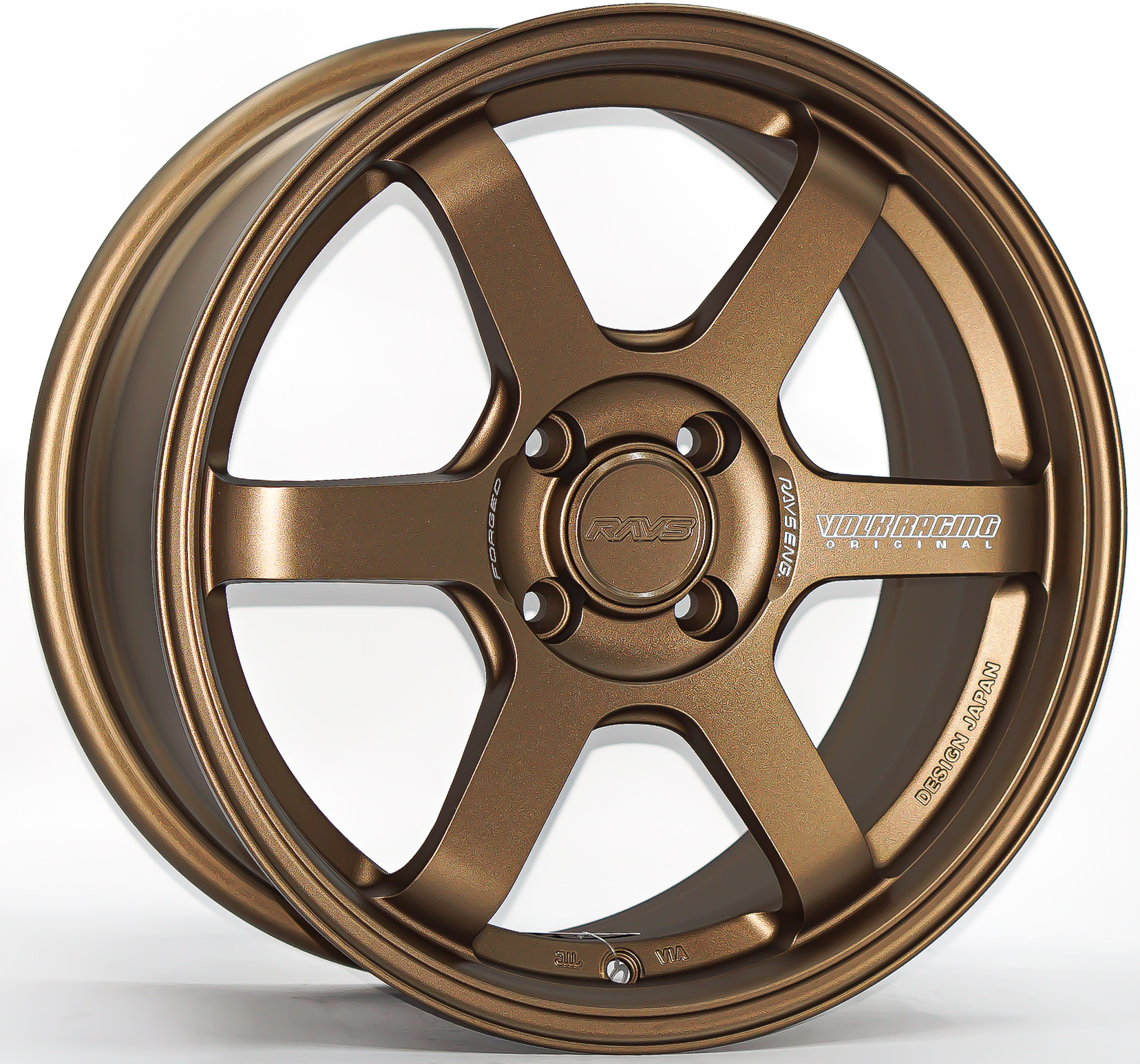 ล้อแม็ก ล้อแม็ก AOW Te37 Sonic 4รู100 ET35 ทองแดง กว้าง7 ขอบ15นิ้ว