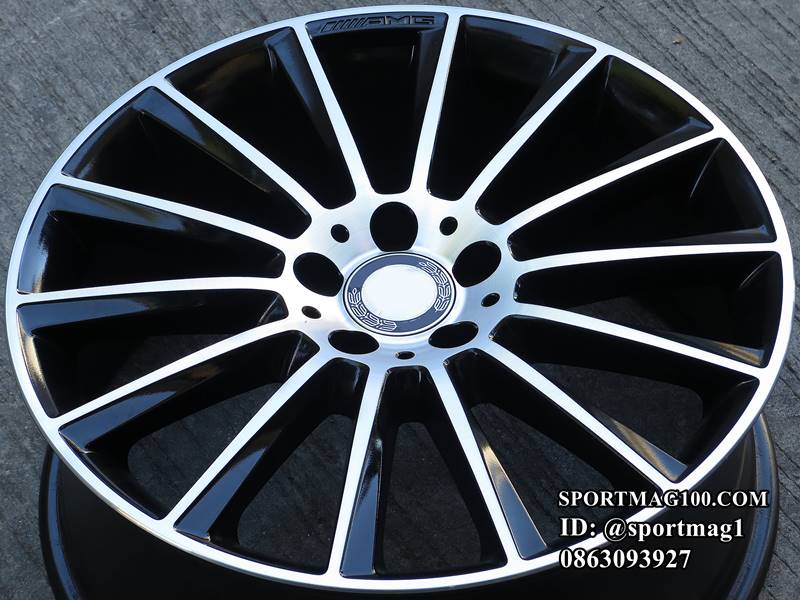 ล้อแม็กมือสองแท้ BENZ AMG A205 5รู112 ดำหน้าเงา F7.5 R8.5-19นิ้ว(17033) ล้อแม็ก ล้อแม็กมือสองแท้ BENZ AMG A205 5รู112 ดำหน้าเงา F7.5 R8.5-19นิ้ว(17033)