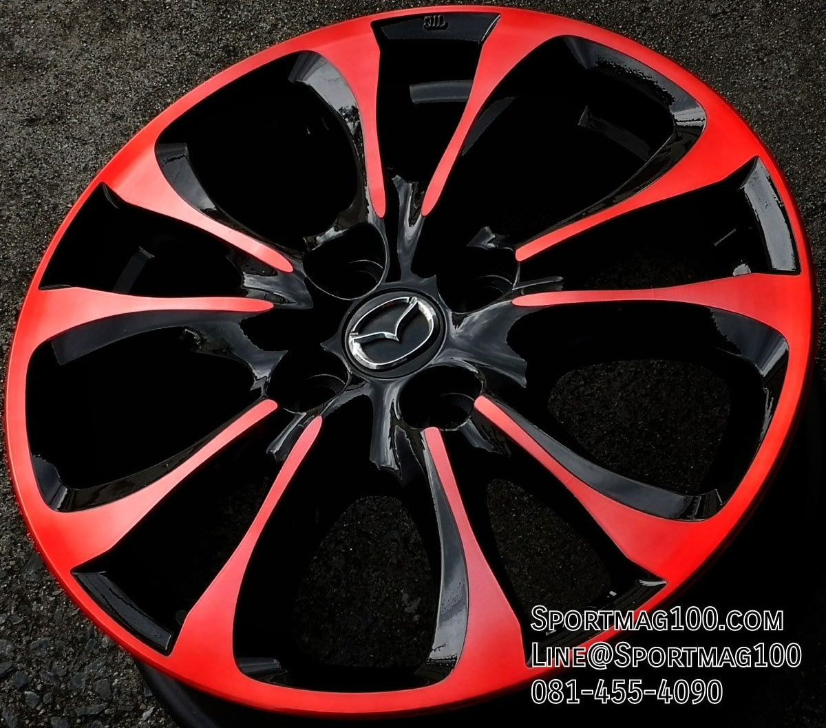 แม็กซ์ป้ายแดง Mazda2 SKY Modify S2 4รู100 ดำหน้าแดง 15นิ้ว(ลาดพร้าว) ล้อแม็ก แม็กซ์ป้ายแดง Mazda2 SKY Modify S2 4รู100 ดำหน้าแดง 15นิ้ว(ลาดพร้าว)