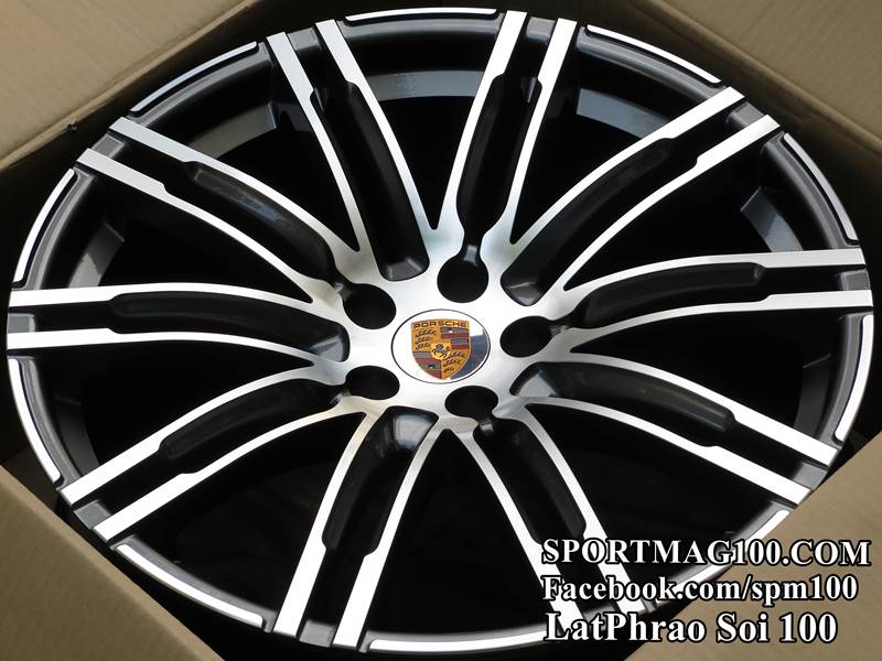 แม็กซ์ใหม่ Porsche1298 5รู112 กันเมทาลิกหน้าเงา F9 R10 -21นิ้ว ล้อแม็ก แม็กซ์ใหม่ Porsche1298 5รู112 กันเมทาลิกหน้าเงา F9 R10 -21นิ้ว