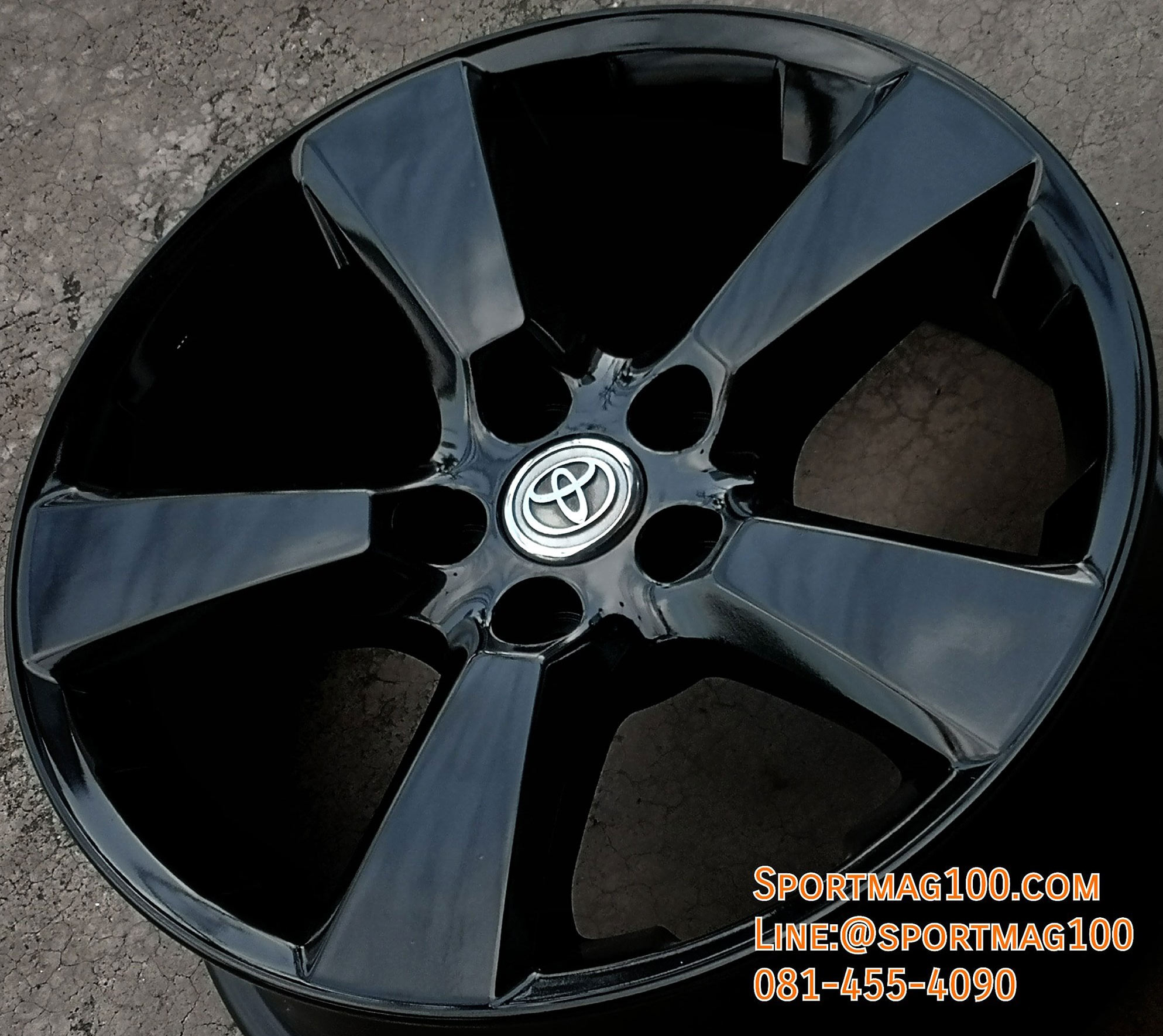 ล้อแม็ก  แม็กซ์มือสอง Lexus RX350 5รู114 รมดำ 7-18นิ้ว