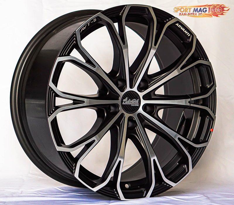เฮียสั่งลด ล้อแม็กใหม่ Advanti MS05 5รู114 ET35 ดำหน้าเงา 8-18นิ้ว ล้อแม็ก เฮียสั่งลด ล้อแม็กใหม่ Advanti MS05 5รู114 ET35 ดำหน้าเงา 8-18นิ้ว