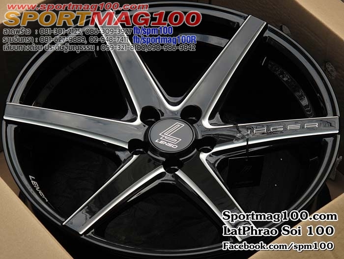 ล้อแม็ก  ล้อแม็กใหม่ Lenso JAC JagerCraft 5รู114 ET35 ดำมิลลิ่งก้าน 7.5-17นิ้ว 