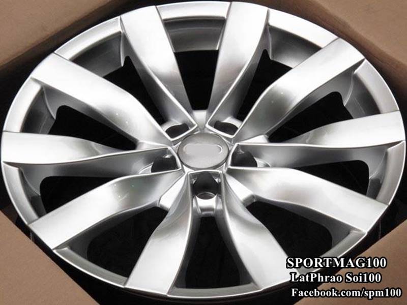 ล้อแม็ก แม็กซ์ใหม่ Gti 5รู100 ET40 ซิลเวอร์ 7.5-17นิ้ว