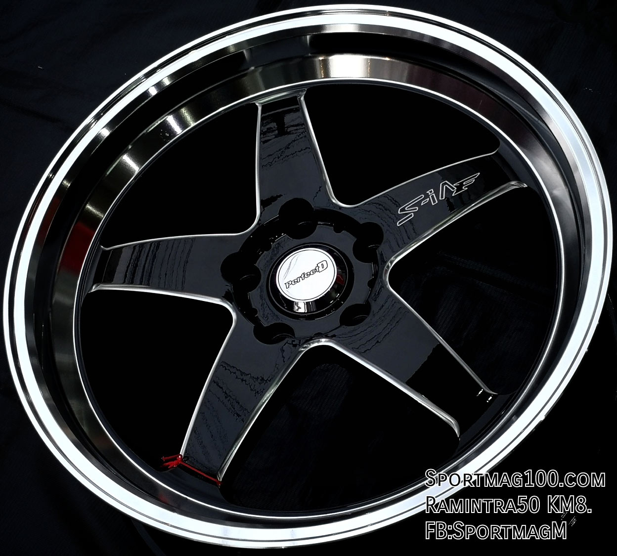 แม็กซ์ใหม่สุดเบา SIA D1SF 5รู100 ET35 ดำมิลลิ่ง สำหรับ Beetle 8.5-18นิ้ว ล้อแม็ก แม็กซ์ใหม่สุดเบา SIA D1SF 5รู100 ET35 ดำมิลลิ่ง สำหรับ Beetle 8.5-18นิ้ว