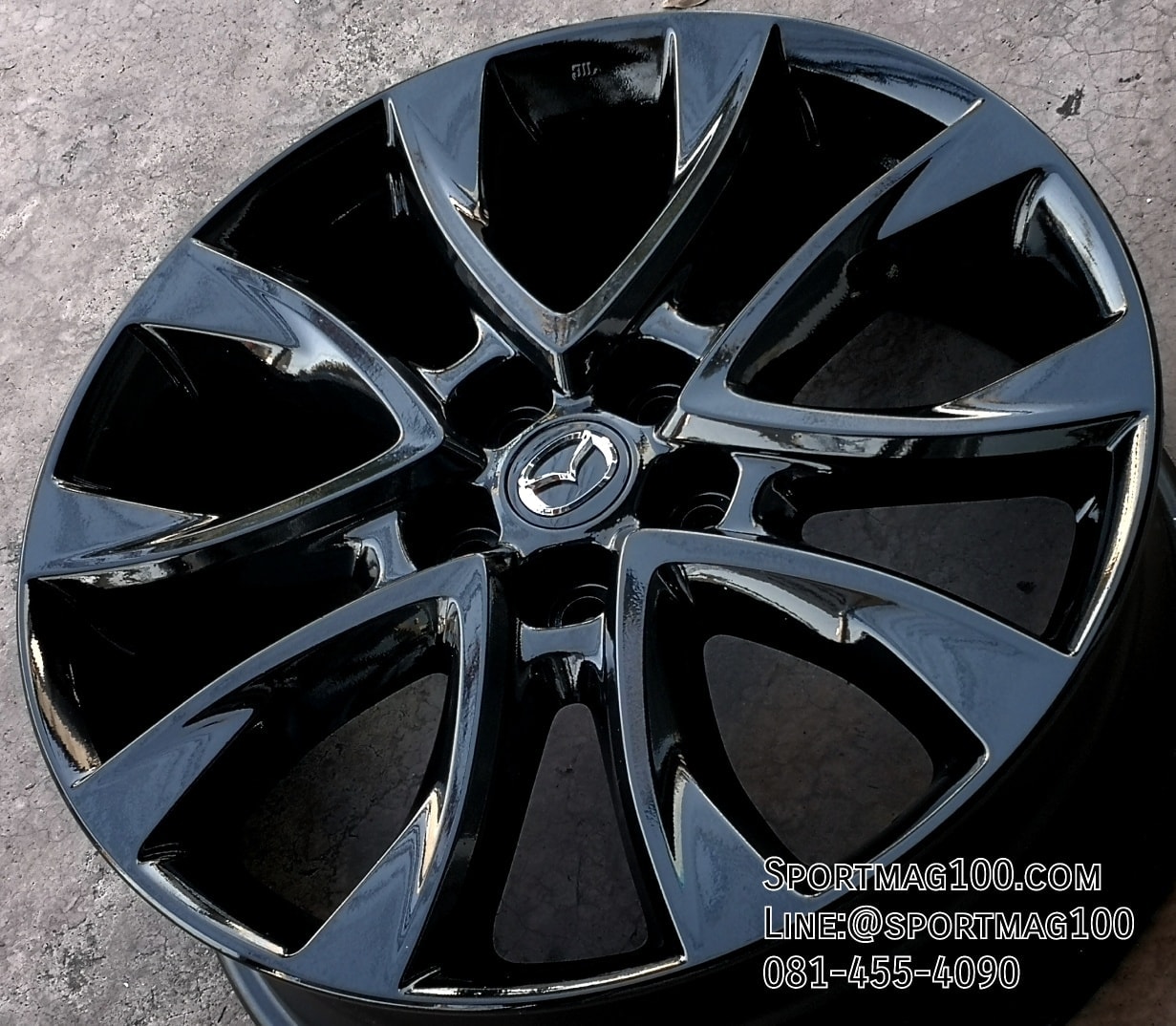 แม็กซ์ป้ายแดง Mazda CX5 5รู114 โมดิฟายรมดำ 7-19(รามอินทรา) ล้อแม็ก แม็กซ์ป้ายแดง Mazda CX5 5รู114 โมดิฟายรมดำ 7-19(รามอินทรา)
