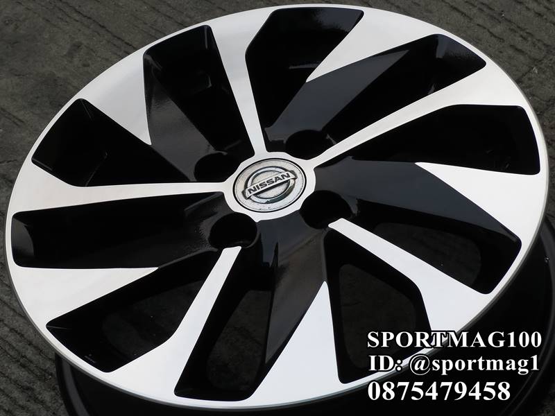 ล้อแม็กติดรถ Nissan New Almera 4รู100 Modify ดำหน้าเงา 5.5-15นิ้ว(ลาดพร้าว) ล้อแม็ก ล้อแม็กติดรถ Nissan New Almera 4รู100 Modify ดำหน้าเงา 5.5-15นิ้ว(ลาดพร้าว)