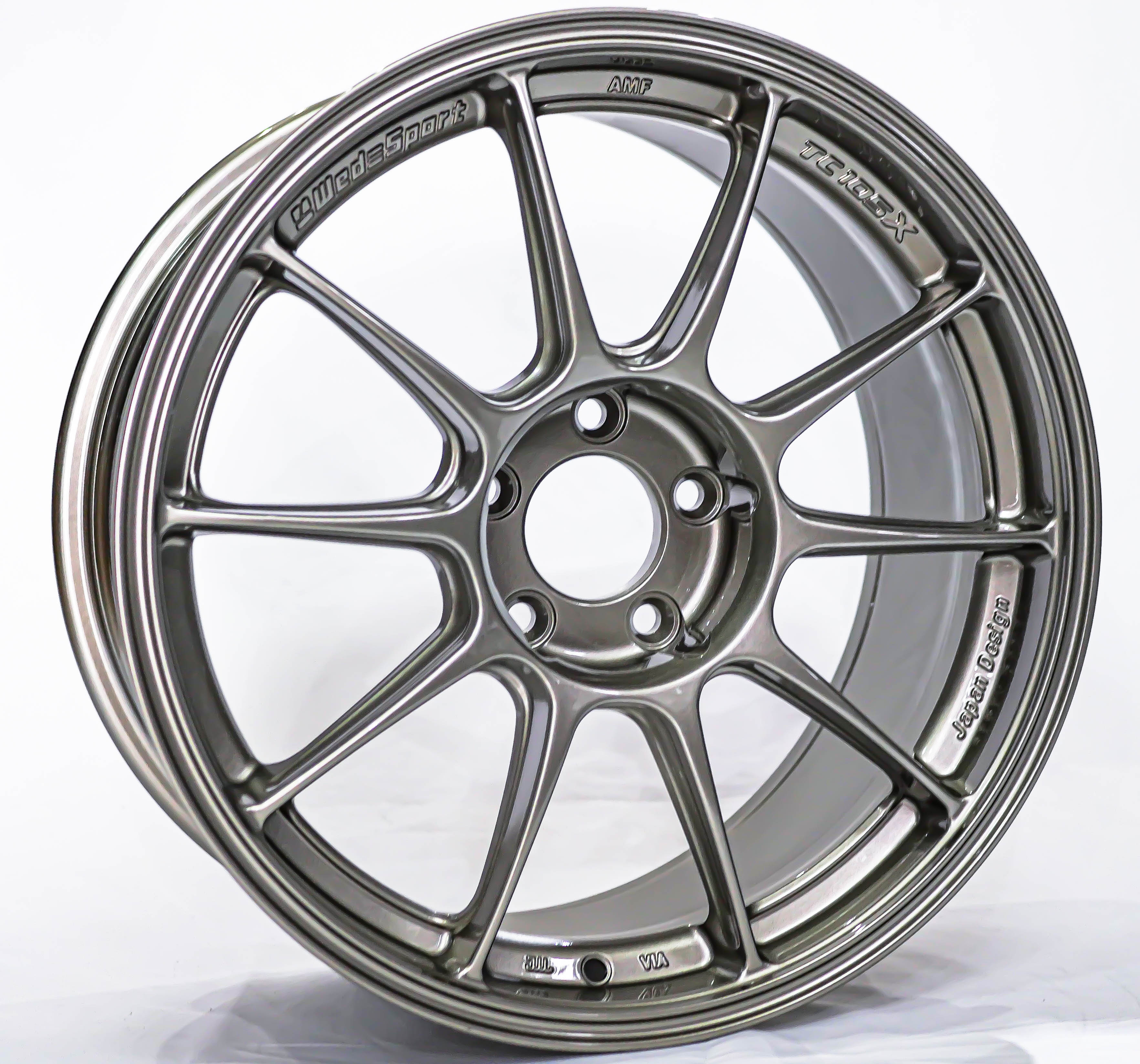 ล้อแม็ก ล้อแม็กใหม่สุดเบา FlowFroming AOW TC105X 5รู114 ET35 ไทเทเนียม 8.75-18นิ้ว 