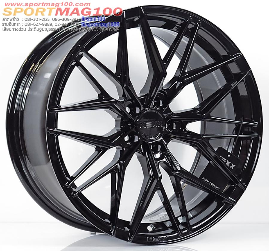ล้อแม็ก ล้อแม็กใหม่เบา FlowForming NEXX XX03 5รู100 ET35 ดำแวว 8.5-18นิ้ว(สำหรับ Beetle ตัวแรก)