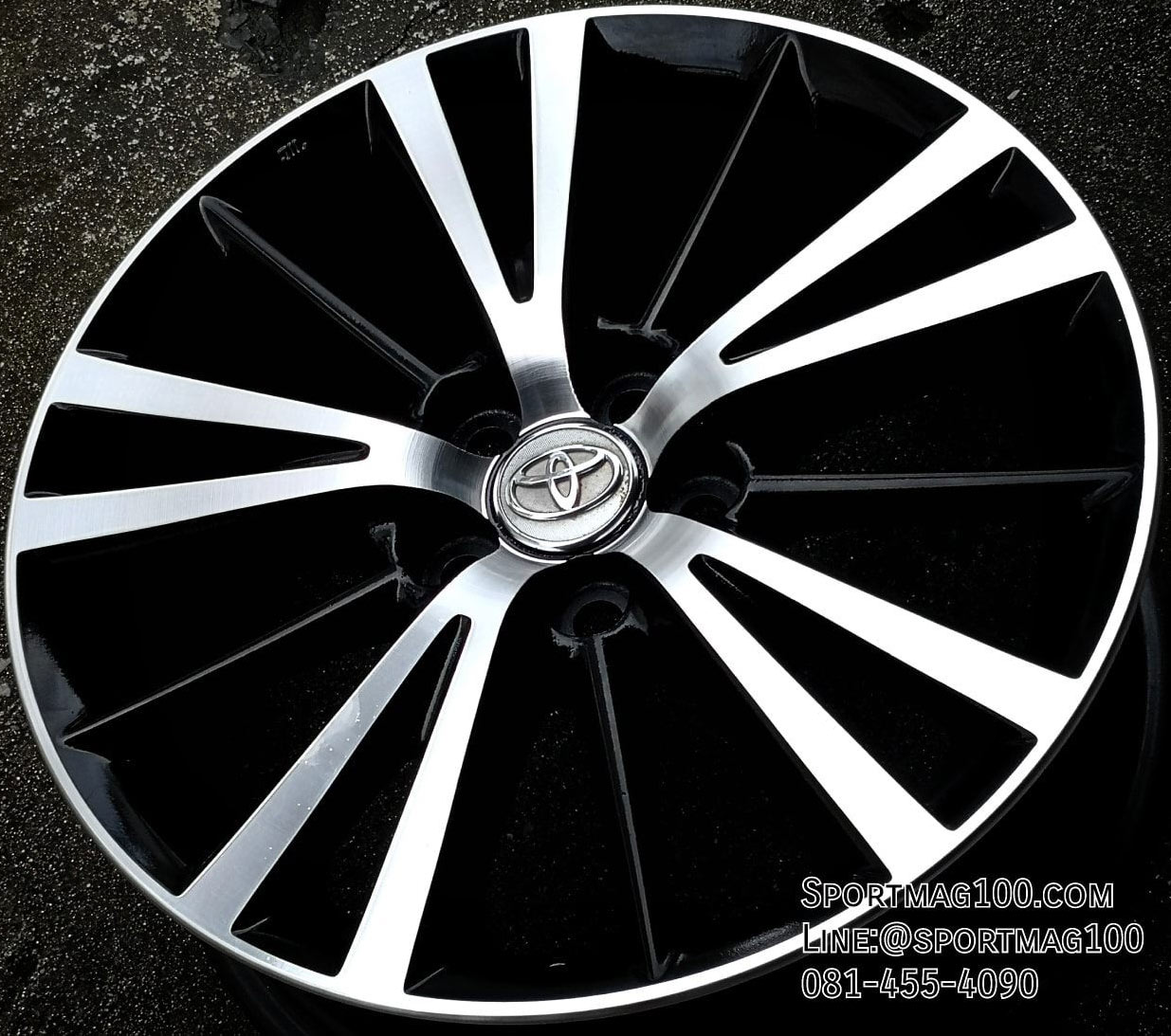 แม็กซ์มือสอง Toyota Altis Modify ดำหน้าเงา 5รู100 6.5-16นิ้ว ล้อแม็ก แม็กซ์มือสอง Toyota Altis Modify ดำหน้าเงา 5รู100 6.5-16นิ้ว