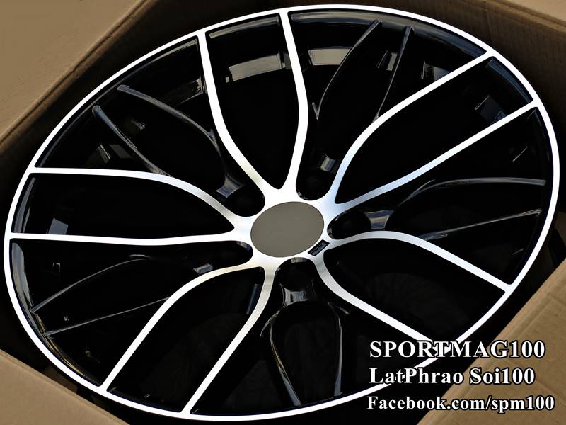ล้อแม็กใหม่ Msport 5รู120 ET35 ดำหน้าเงา สำหรับซีรีย์3-ซีรีย์5ใหม่ F8.5 R9.5-20นิ้ว ล้อแม็ก ล้อแม็กใหม่ Msport 5รู120 ET35 ดำหน้าเงา สำหรับซีรีย์3-ซีรีย์5ใหม่ F8.5 R9.5-20นิ้ว