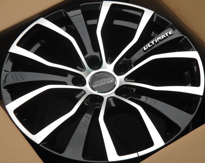 ล้อแม็ก แม็กซ์ใหม่ SSW Ultimate S185 5รู114 ดำหน้าเงา 8.5-18นิ้ว