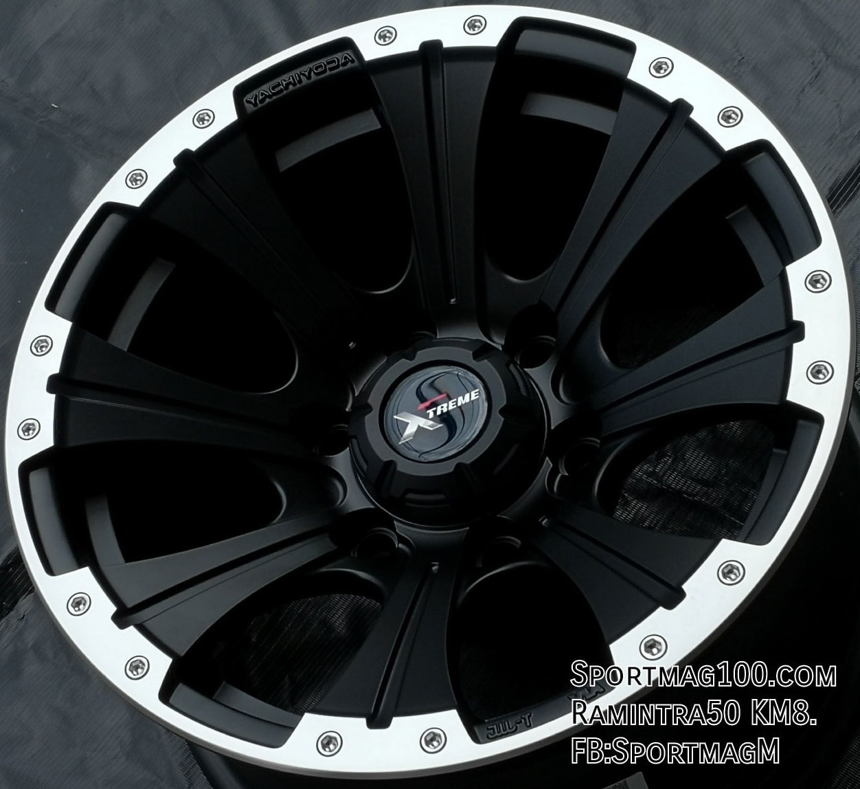 แม็กซ์ใหม่ Yachiyoda XJ06 6รู139 ดำขอบเงา 8.5-16นิ้ว(พร้อมยาง 24,900) ล้อแม็ก แม็กซ์ใหม่ Yachiyoda XJ06 6รู139 ดำขอบเงา 8.5-16นิ้ว(พร้อมยาง 24,900)