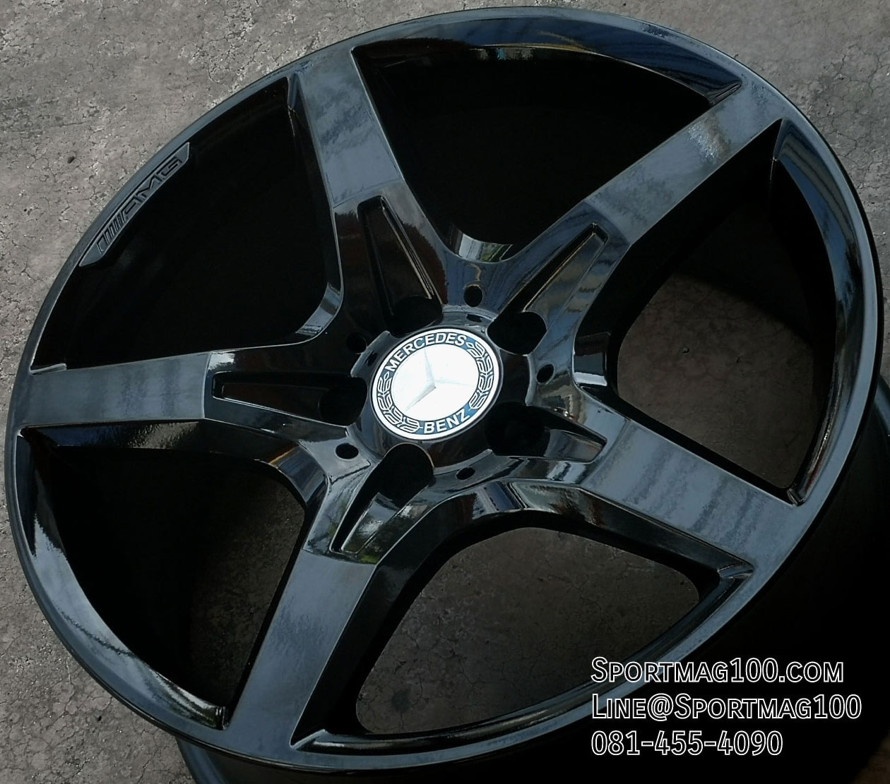แม็กซ์มือสองแท้ AMG SLK 5รู112 ET42-36 ดำแวว F7.5 R8.5-18นิ้ว(ลาดพร้าว-รามอินทรา) ล้อแม็ก แม็กซ์มือสองแท้ AMG SLK 5รู112 ET42-36 ดำแวว F7.5 R8.5-18นิ้ว(ลาดพร้าว-รามอินทรา)
