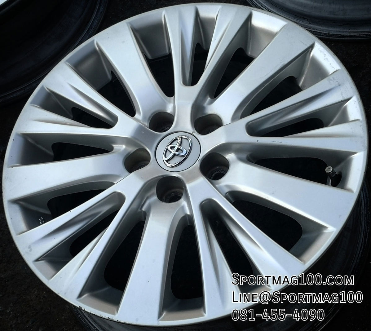 ้ล้อแม็กมือสองแท้ Toyota Alphard 5รู114 ดำหน้าเงา 7.5-18นิ้ว(ลาดพร้าว-รามอินทรา) ล้อแม็ก ้ล้อแม็กมือสองแท้ Toyota Alphard 5รู114 ดำหน้าเงา 7.5-18นิ้ว(ลาดพร้าว-รามอินทรา)
