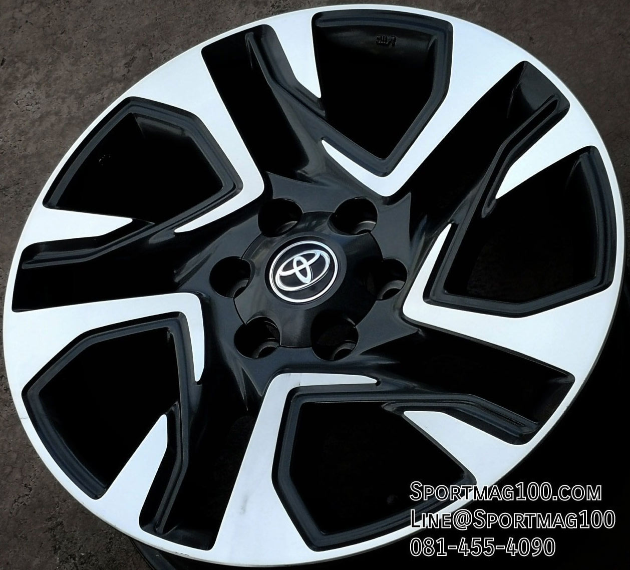 ล้อแม็กป้ายแดง Fortuner Legender 6รู139 กันเมทาลิก 7.5-20นิ้ว(ลาดพร้าว-รามอินทรา) ล้อแม็ก ล้อแม็กป้ายแดง Fortuner Legender 6รู139 กันเมทาลิก 7.5-20นิ้ว(ลาดพร้าว-รามอินทรา)